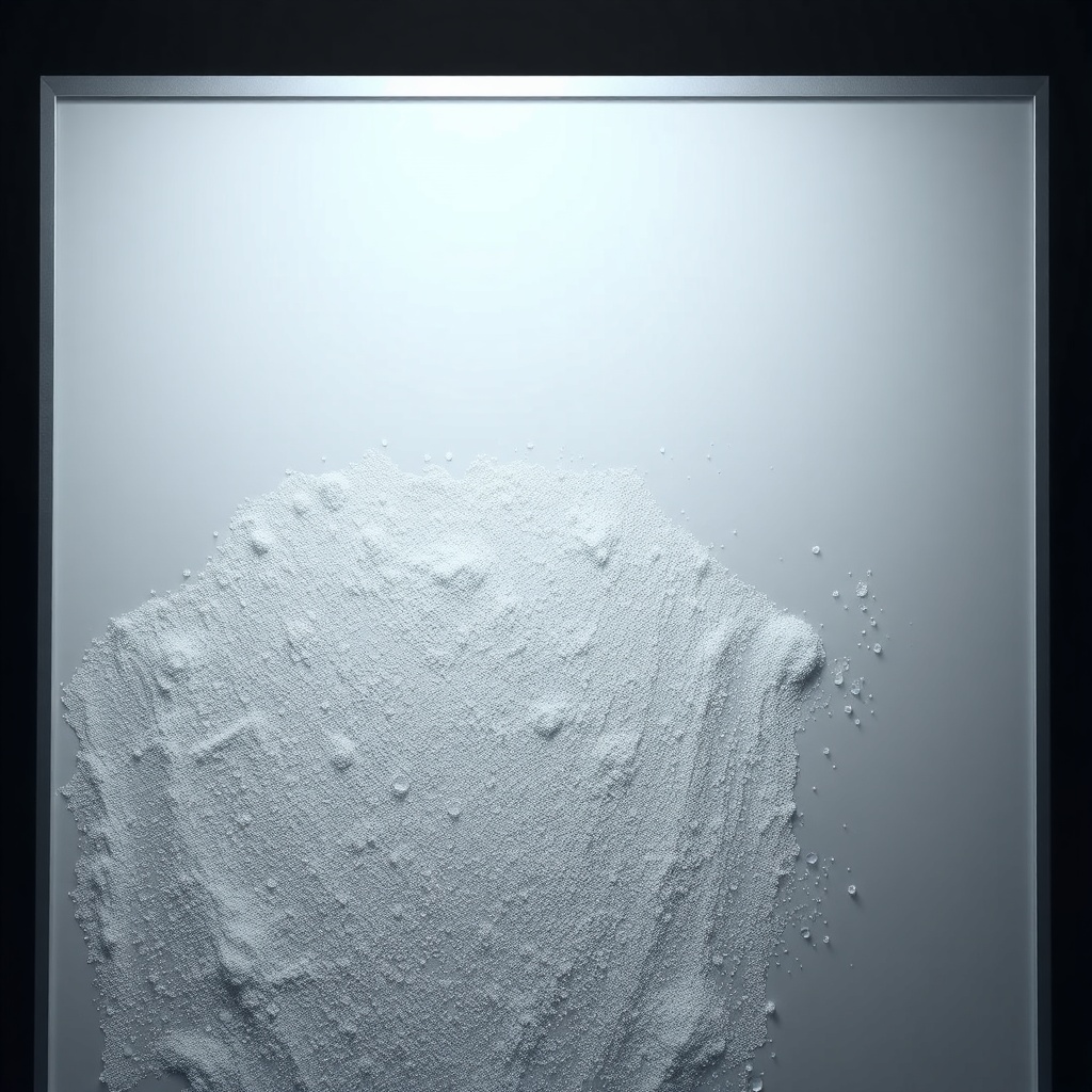 <Clean photorealistic photo of a Longi Hi-MO 6 455W panel with dust partially covering the
